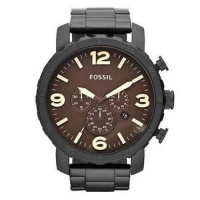 Fossil JR1356 Nate Stainless Steel Watch Black Fossil JR1356 Nate Stainless Steel Watch Black