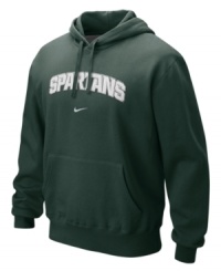 Set your team spirit soaring with this NCAA Michigan State Spartans hoodie from Nike. Set your team spirit soaring with this NCAA Michigan State Spartans hoodie from Nike.