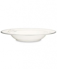 Noritake Platinum Wave Soup Bowl Noritake Platinum Wave Soup Bowl