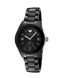 Emporio Armani Women's AR1422 Black Ceramic Case & Bracelet Black Dial Watch Emporio Armani Women's AR1422 Black Ceramic Case & Bracelet Black Dial Watch