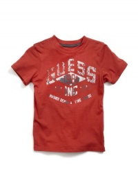 GUESS Kids Boys Little Boy GUESS Kids Boys 1981 Tee Shirt, RED (3T)