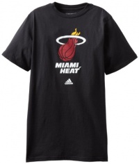 Miami Heat Adidas NBA Black Full Primary Logo T-Shirt Miami Heat Adidas NBA Black Full Primary Logo T-Shirt