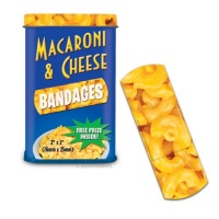 Macaroni & Cheese Bandages Novelty Gag Band Aids Macaroni & Cheese Bandages Novelty Gag Band Aids