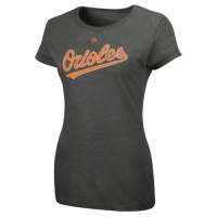 MLB Nick Markakis Baltimore Orioles Women's Short Sleeve Crew Neck Tee MLB Nick Markakis Baltimore Orioles Women's Short Sleeve Crew Neck Tee