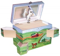 Enchantments Hideaway Horse Music Box