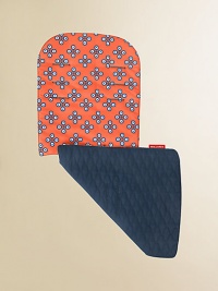Change the look of your stroller and add an extra layer of cushiony comfort for your baby instantly.Reverses from print to solid Installs in seconds Fits all Maclaren buggys and most umbrella strollers Machine washable Imported Change the look of your stroller and add an extra layer of cushiony comfort for your baby instantly.Reverses from print to solid Installs in seconds Fits all Maclaren buggys and most umbrella strollers Machine washable Imported