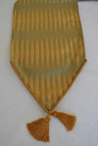 Sherry Kline Golden Gate Sage Green Luxury Table Runner Sherry Kline Golden Gate Sage Green Luxury Table Runner