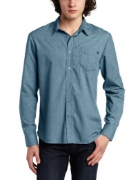 Volcom Men's Ex Factor Solid Long Sleeve Shirt Volcom Men's Ex Factor Solid Long Sleeve Shirt