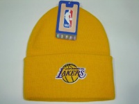 Los Angeles Lakers Adidas NBA Basic Logo Gold Cuffed Knit Hat Los Angeles Lakers Adidas NBA Basic Logo Gold Cuffed Knit Hat