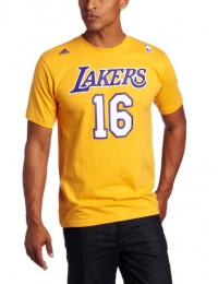 NBA Los Angeles Lakers Pau Gasol Name & Number T-Shirt NBA Los Angeles Lakers Pau Gasol Name & Number T-Shirt