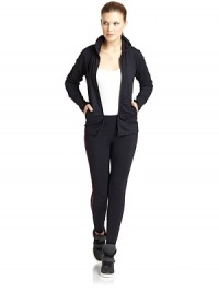 THE LOOKFunnelneckFront zip closureLong extended cuff sleevesSeam and gathered detailsTHE FITAbout 24 from shoulder to hemTHE MATERIALNylon/spandexCARE & ORIGINMachine washImportedModel shown is 5'9 (175cm) wearing US size Small. THE LOOKFunnelneckFront zip closureLong extended cuff sleevesSeam and gathered detailsTHE FITAbout 24 from shoulder to hemTHE MATERIALNylon/spandexCARE & ORIGINMachine washImportedModel shown is 5'9 (175cm) wearing US size Small.