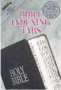 Bible Tab: Clear Tab with Silver Center Strip & Black Lettering Bible Tab: Clear Tab with Silver Center Strip & Black Lettering