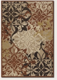 Couristan 5714/0136 URBANE Gatesby 28-Inch by 94-Inch Polypropylene Area Rug, Tan/Terra Cotta Couristan 5714/0136 URBANE Gatesby 28-Inch by 94-Inch Polypropylene Area Rug, Tan/Terra Cotta