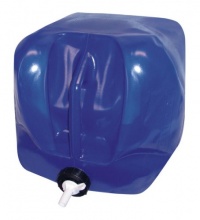 Reliance Products Five Gallon Fold-A-Carrier II Blue Collapsible Water Carrier with Integrated Handle Reliance Products Five Gallon Fold-A-Carrier II Blue Collapsible Water Carrier with Integrated Handle