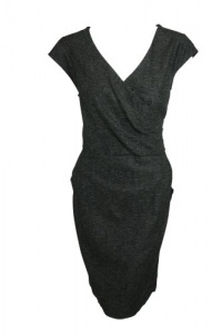 Boss Orange Hugo Boss Womens Wrap Slubbed Pencil Dress Boss Orange Hugo Boss Womens Wrap Slubbed Pencil Dress