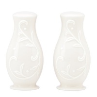 Lenox Opal Innocence Carved S and P Shaker Set