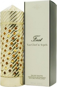 First By Van Cleef & Arpels For Women. Eau De Toilette Spray Refillable 3 Ounces First By Van Cleef & Arpels For Women. Eau De Toilette Spray Refillable 3 Ounces