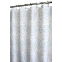 Park B. Smith Venetian Tiles Watershed Shower Curtain, Sky/White Park B. Smith Venetian Tiles Watershed Shower Curtain, Sky/White