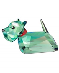 A very merry dog, Scottie features a coat of faceted green crystal with white eyebrows and a sparkling red collar. He's a popular member of the Swarovksi Lovlots Gang of Dogs and cute addition to any figurine collection. A very merry dog, Scottie features a coat of faceted green crystal with white eyebrows and a sparkling red collar. He's a popular member of the Swarovksi Lovlots Gang of Dogs and cute addition to any figurine collection.