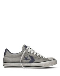 John Varvatos updates the converse allstar with a weathered canvas upper and a muted star-and-stripe overlay at the sides. John Varvatos updates the converse allstar with a weathered canvas upper and a muted star-and-stripe overlay at the sides.
