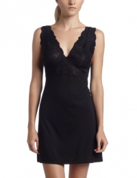 Natori Women's Zen Floral Chemise,Black With Black Lace,X-Large Natori Women's Zen Floral Chemise,Black With Black Lace,X-Large