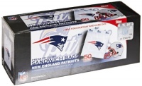 Spectrum 5815-20013 NFL Plastic New England Patriots Sandwich Press to Close Bag (Pack of 50) Spectrum 5815-20013 NFL Plastic New England Patriots Sandwich Press to Close Bag (Pack of 50)