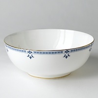 Though Grenville's geometric shapes and studs, set in a narrow border, lend the pattern a modern feel, the stylish leaf and flower elements closely follow classic Derby tradition. Though Grenville's geometric shapes and studs, set in a narrow border, lend the pattern a modern feel, the stylish leaf and flower elements closely follow classic Derby tradition.