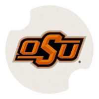 Set of Two Oklahoma State University Carster Collegiate Car Drink Coasters Set of Two Oklahoma State University Carster Collegiate Car Drink Coasters