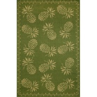 Tommy Bahama Rugs Thatcher Pineapple Moss Indoor / Outdoor Rug 4'11 x 7'6 Tommy Bahama Rugs Thatcher Pineapple Moss Indoor / Outdoor Rug 4'11 x 7'6