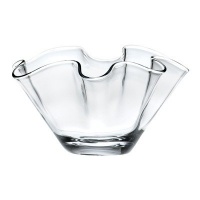 Lenox Organics Crystal Ruffle Bowl, Large, White Lenox Organics Crystal Ruffle Bowl, Large, White