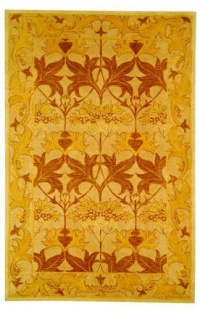 Safavieh Anatolia Collection Handmade Ivory and Gold Hand-Spun Wool Area Rug, 3-Feet by 5-Feet Safavieh Anatolia Collection Handmade Ivory and Gold Hand-Spun Wool Area Rug, 3-Feet by 5-Feet