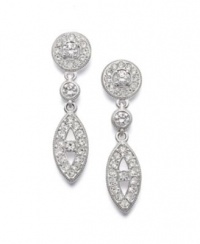 Eliot Danori Earrings, Mosaic Cubic Zirconia Drop Earrings Eliot Danori Earrings, Mosaic Cubic Zirconia Drop Earrings