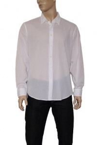 Men's John Varvatos USA Slim Button Up Shirt in White Size XL