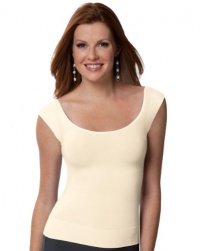 SPANX On Top Cap Slv Scoop Neck (1010) L/Vanilla