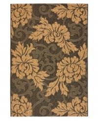 Reflecting the natural tones and textures of its surroundings, this versatile flat-weave area rug from Safavieh adds lush style to any indoor or outdoor space. Reflecting the natural tones and textures of its surroundings, this versatile flat-weave area rug from Safavieh adds lush style to any indoor or outdoor space.