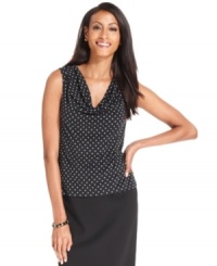 Trade in a basic tee for Charter Club's chic cowl-neck tank top - it's perfect with anything from skirts to jeans! Trade in a basic tee for Charter Club's chic cowl-neck tank top - it's perfect with anything from skirts to jeans!