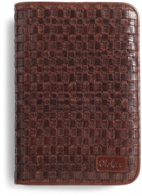 Cole Haan Hand-Woven Leather Kindle Cover with Hinge (Fits Kindle Keyboard), Whiskey Cole Haan Hand-Woven Leather Kindle Cover with Hinge (Fits Kindle Keyboard), Whiskey