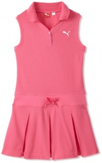 PUMA Girl's 7-16 Sleeveless Core Dress, Pink, M PUMA Girl's 7-16 Sleeveless Core Dress, Pink, M