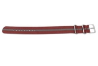 Timex Watch Bands T7B913GZ 20 -mm Weekender Replacement Strap Red and Grey Stripe Watch Strap Timex Watch Bands T7B913GZ 20 -mm Weekender Replacement Strap Red and Grey Stripe Watch Strap