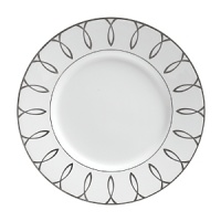 The Lismore Essence collection branches out with the addition of fine bone china pieces, featuring a timeless pattern of platinum looping roulettes and curves. The Lismore Essence collection branches out with the addition of fine bone china pieces, featuring a timeless pattern of platinum looping roulettes and curves.