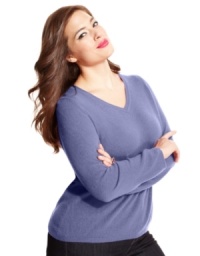 Invest in classic casual style with Charter Club's plus size cashmere sweater, featuring an ultra-soft feel. Invest in classic casual style with Charter Club's plus size cashmere sweater, featuring an ultra-soft feel.