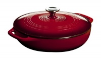 Lodge Color EC3CC43 Enameled Cast Iron Covered Casserole, Island Spice Red, 3-Quart Lodge Color EC3CC43 Enameled Cast Iron Covered Casserole, Island Spice Red, 3-Quart