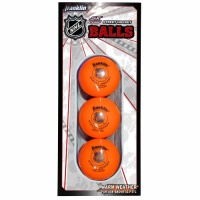 NHL High Density Street Hockey Ball, Orange, 3-Pack NHL High Density Street Hockey Ball, Orange, 3-Pack