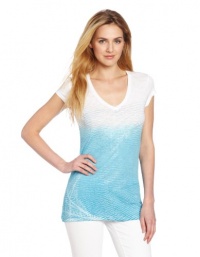 Calvin Klein Jeans Women's Wave Lengths V-Neck Calvin Klein Jeans Women's Wave Lengths V-Neck