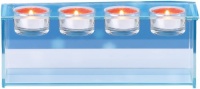 NapCo Long Rectangle Multiple Tea light Holder NapCo Long Rectangle Multiple Tea light Holder