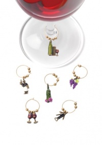 True Fabrications Wine Connoisseur Glass Charm True Fabrications Wine Connoisseur Glass Charm