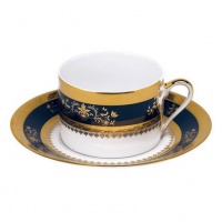 Philippe Deshoulieres Orsay Cobalt Tea Cup 7 oz Philippe Deshoulieres Orsay Cobalt Tea Cup 7 oz
