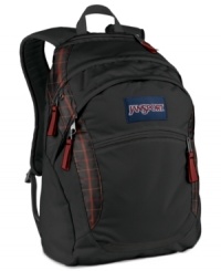 Put the spice back in the way you travel. This fully-stocked pack combines essential comfort in ergonomic S Curve™ shoulder straps and a fully padded, cushioned back panel, and easy organization in an internal organizer, side-entry laptop compartment and quick-access accessory pocket. Built from durable polyester and velocity nylon, this backpack features two large main compartments that make sure you're never unprepared. Put the spice back in the way you travel. This fully-stocked pack combines essential comfort in ergonomic S Curve™ shoulder straps and a fully padded, cushioned back panel, and easy organization in an internal organizer, side-entry laptop compartment and quick-access accessory pocket. Built from durable polyester and velocity nylon, this backpack features two large main compartments that make sure you're never unprepared.