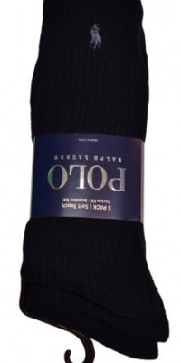 Polo Ralph Lauren Men's 3 Pack Socks Navy Polo Ralph Lauren Men's 3 Pack Socks Navy