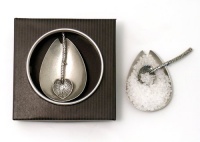 Clay Company Pewter Pear Salt Cellar Set Clay Company Pewter Pear Salt Cellar Set